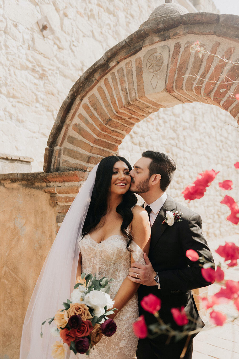 Leticia Gets Married in Southern California Wearing Berta. Desktop Image
