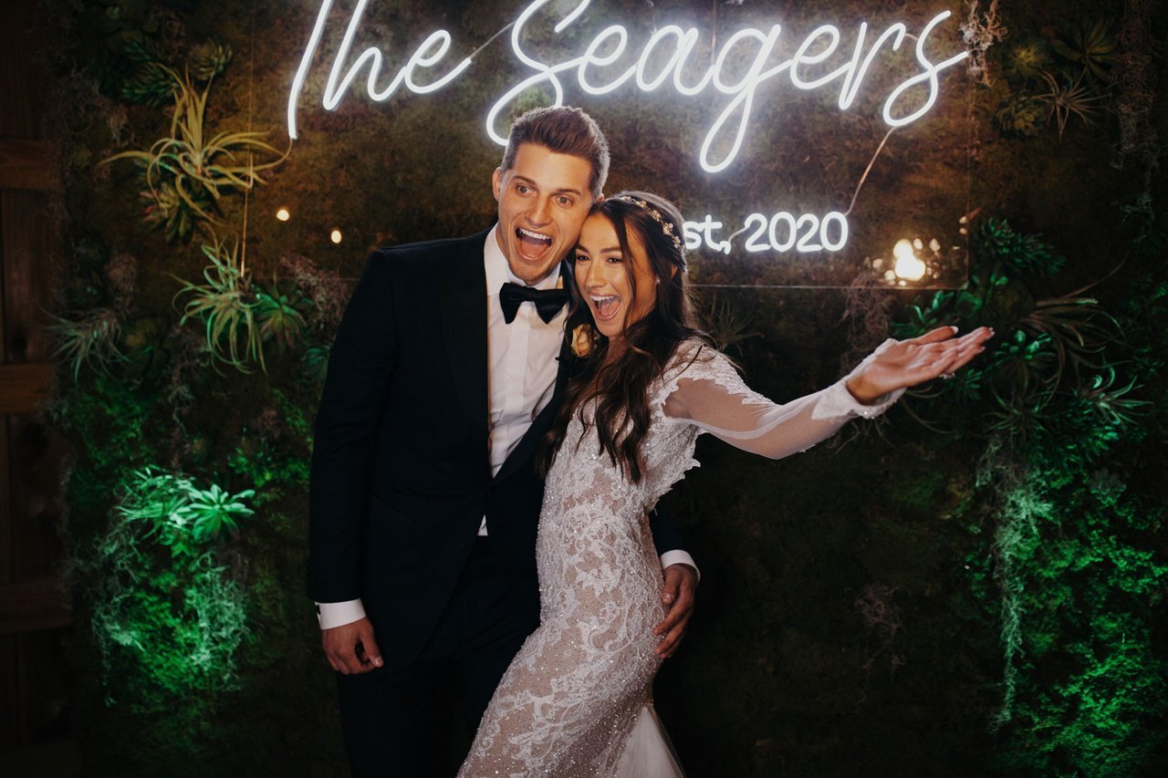 Madisyn Married MLB MPV Corey Seager Wearing Berta. Desktop Image