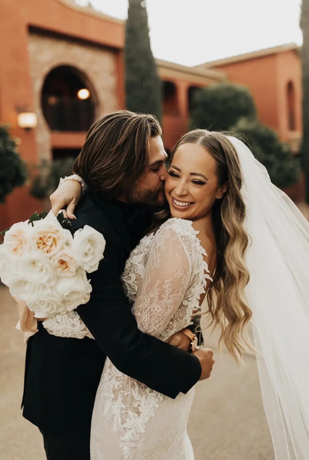 Nicole Marries Jacob In Arizona Wearing Berta. Desktop Image
