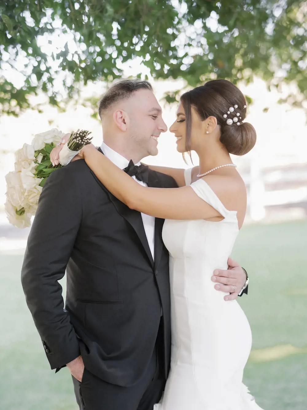 Tina Marries Hovsep Wearing Ines Di Santo. Desktop Image