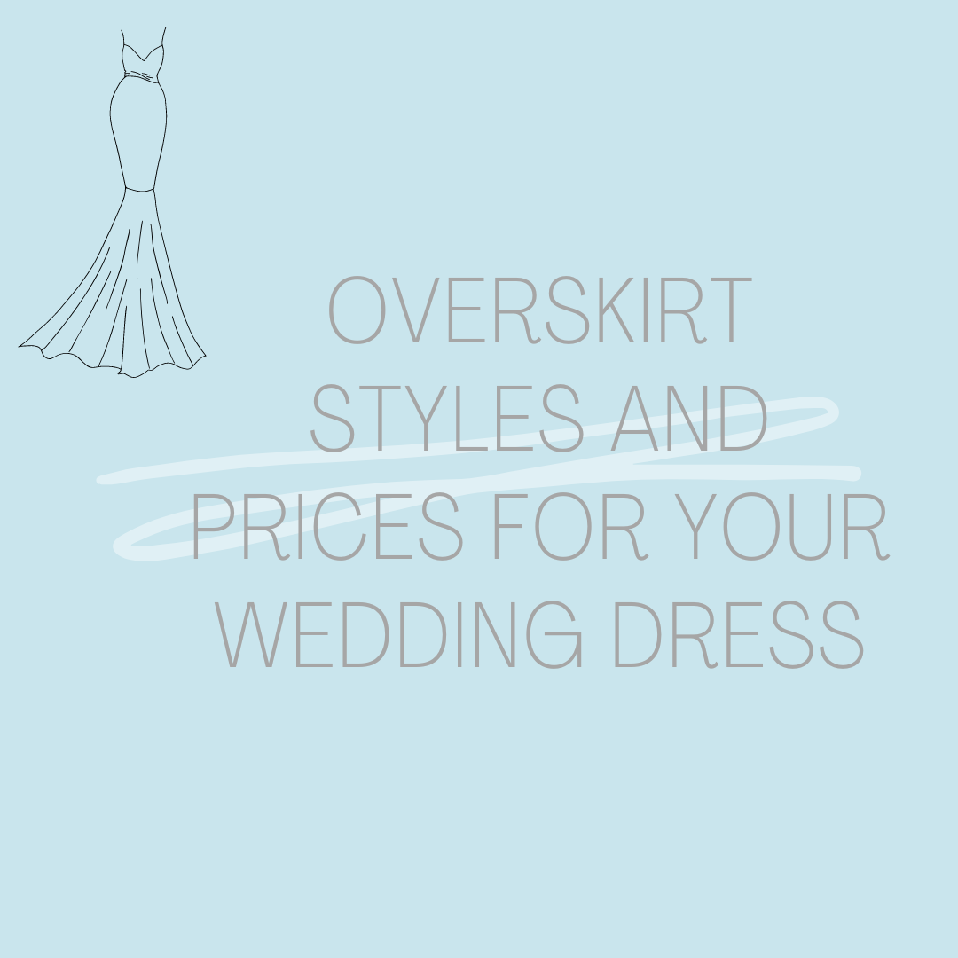 Overskirt Styles &amp; Prices For Your Wedding Dress. Desktop Image