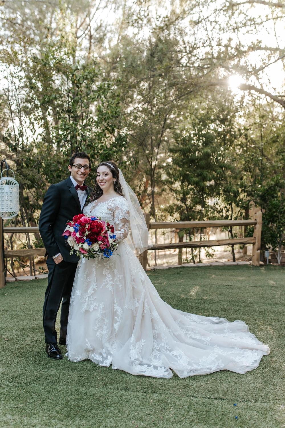 Alexis Marries In Floral Lace A-Line Wedding Dress Image