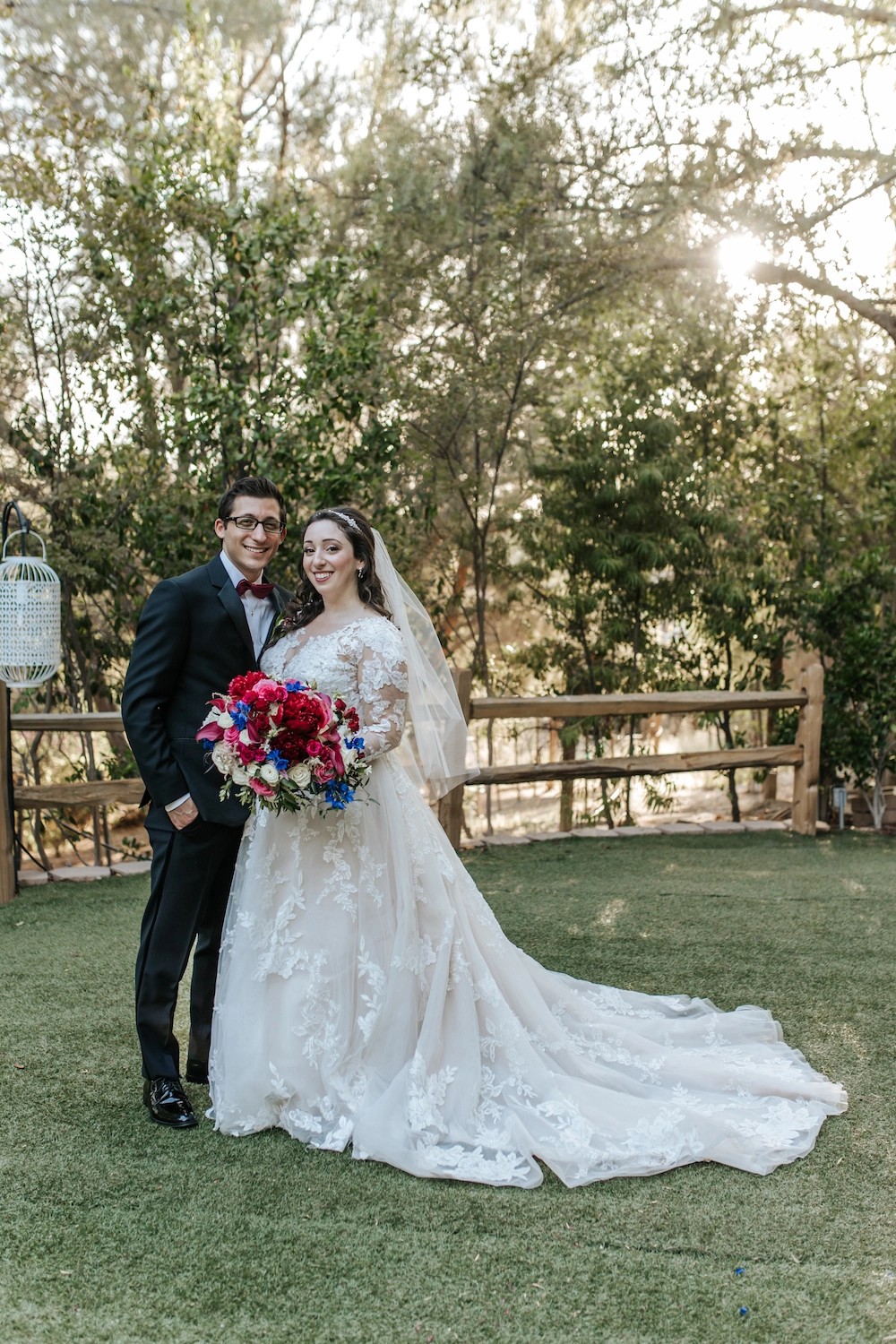 Alexis Marries In Floral Lace A-Line Wedding Dress. Desktop Image