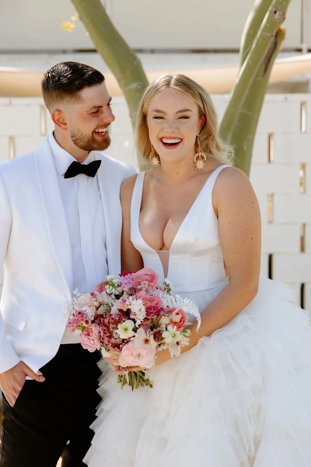 Sophie Marries Joe in Fashion-Forward Rita Vinieris Wedding Dress. Desktop Image