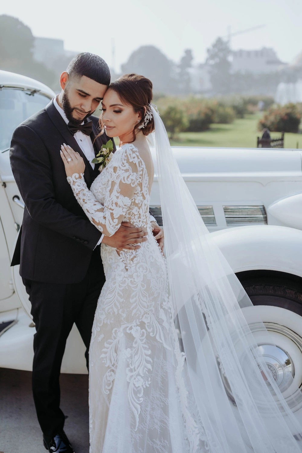 Classic, Elegant Wedding Ideas, Illusion Lace Wedding Gown