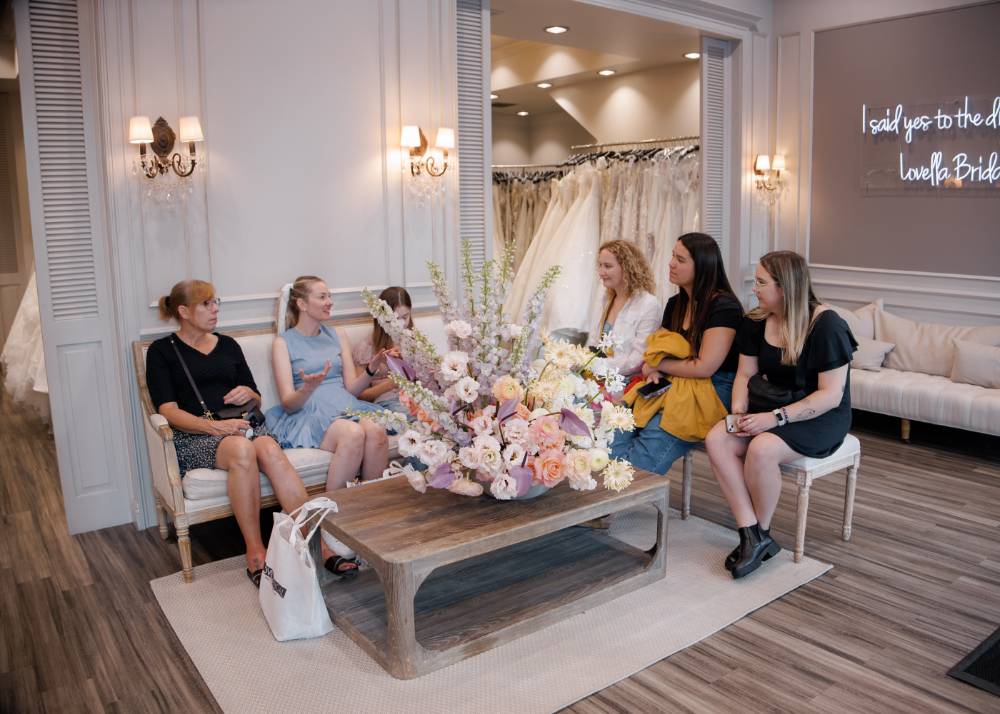 hayley paige designer wedding dress event at lovella bridal