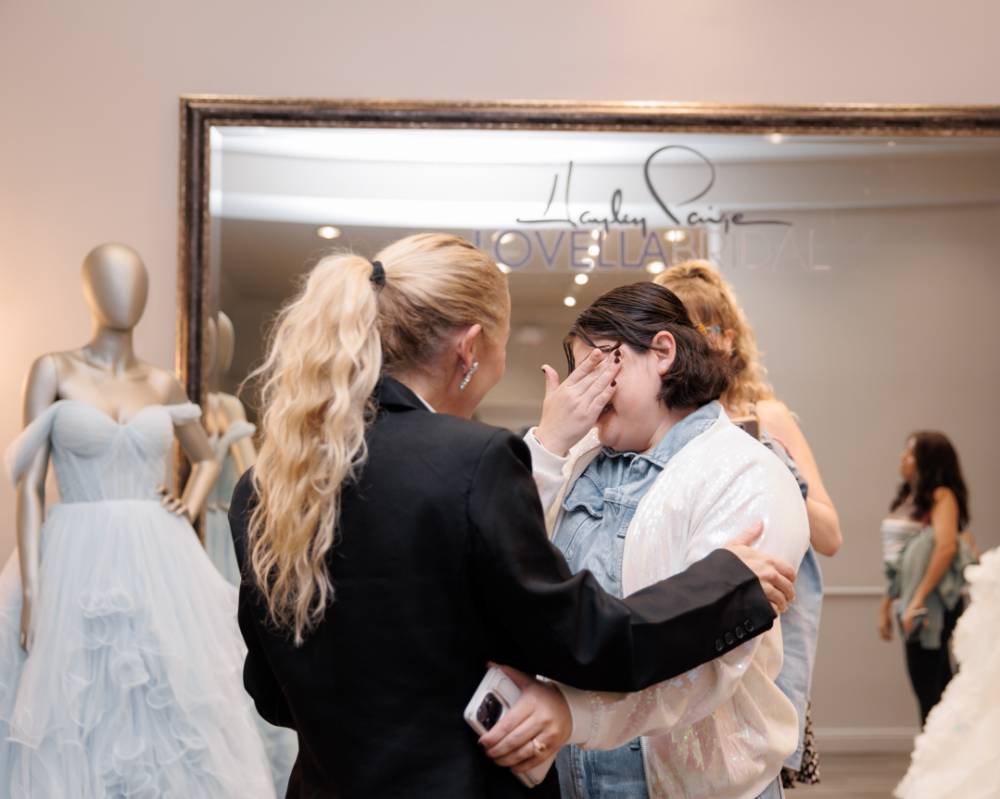 hayley paige designer wedding dress event at lovella bridal