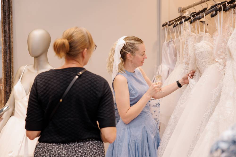 hayley paige designer wedding dress event at lovella bridal