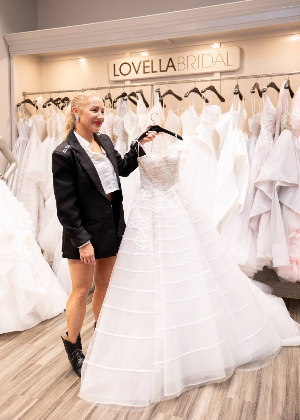 hayley paige designer wedding dress event at lovella bridal