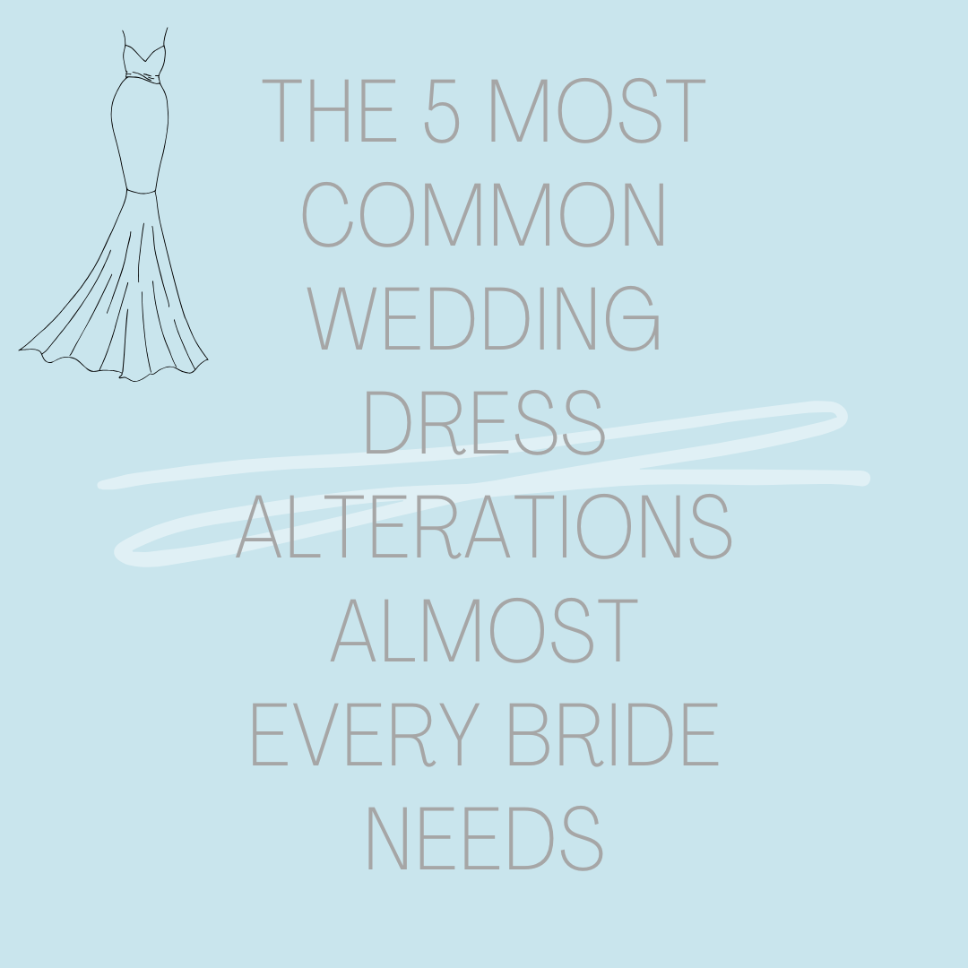 The 5 Most Common Wedding Dress Alterations Almost Every Bride Needs Image