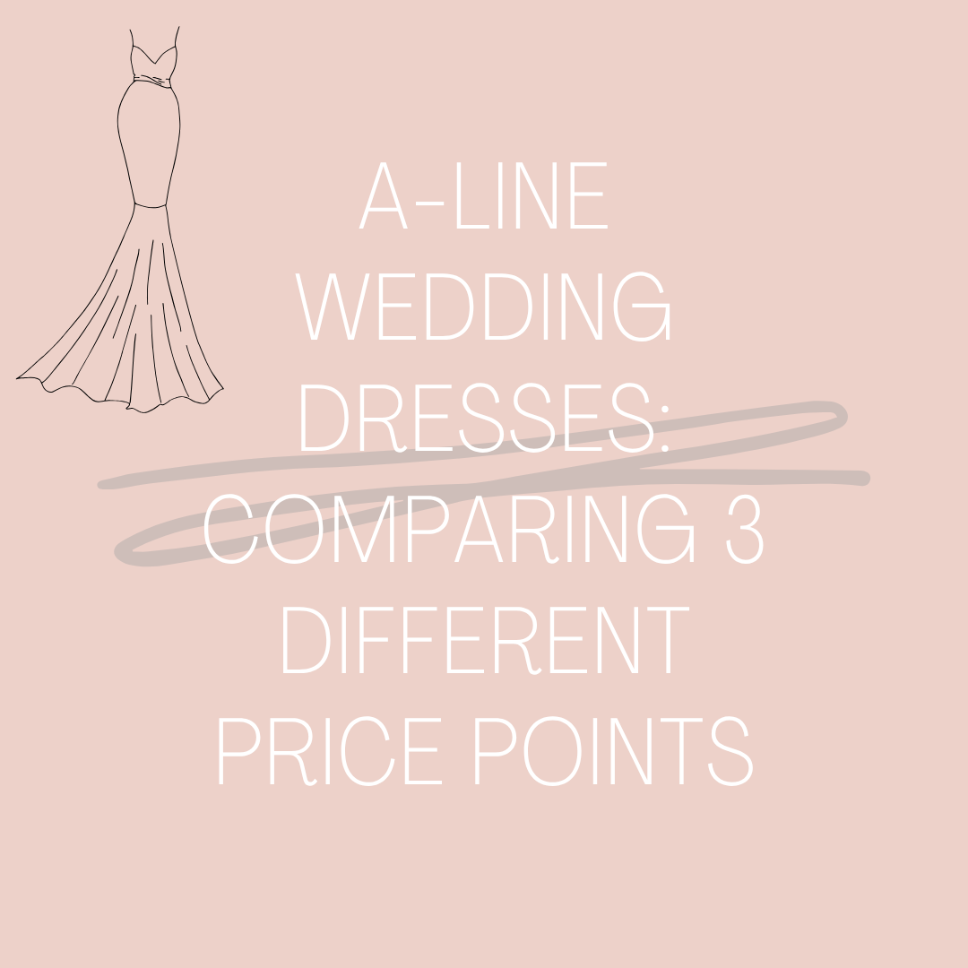 A-Line Wedding Dresses: Comparing 3 Different Price Points Image
