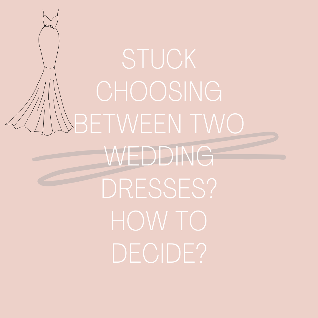 Stuck Choosing Between Two Wedding Dresses? Here’s How to Decide. Desktop Image