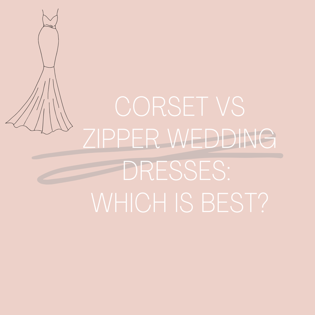 Corset VS Zipper Wedding Dresses. Mobile Image
