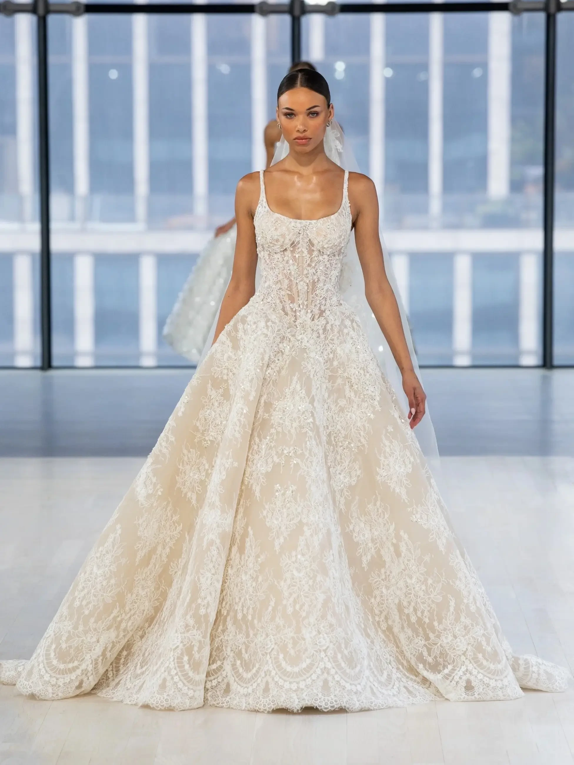Trending Bridal Style Inspiration: Traditional &amp; Classic Lace Wedding Dresses Image