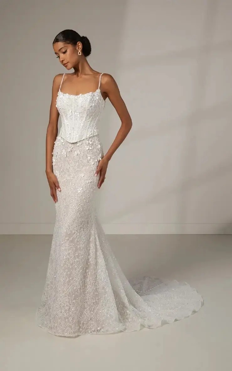 Trending Wedding Dresses: Exposed Corsets Image
