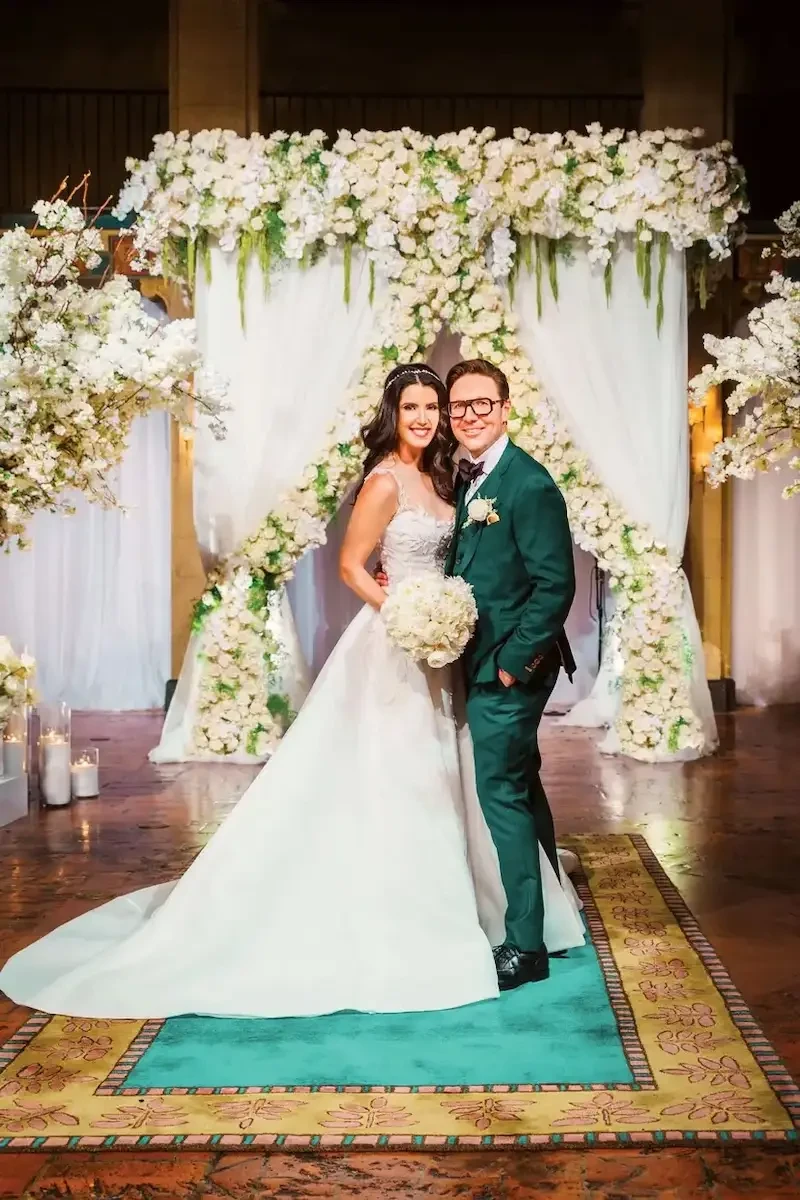 Alana's Vintage Hollywood Glam Inspired Wedding Dress Image