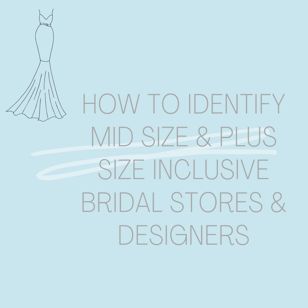 How To Find Mid Size &amp; Plus Size Inclusive Bridal Stores. Desktop Image