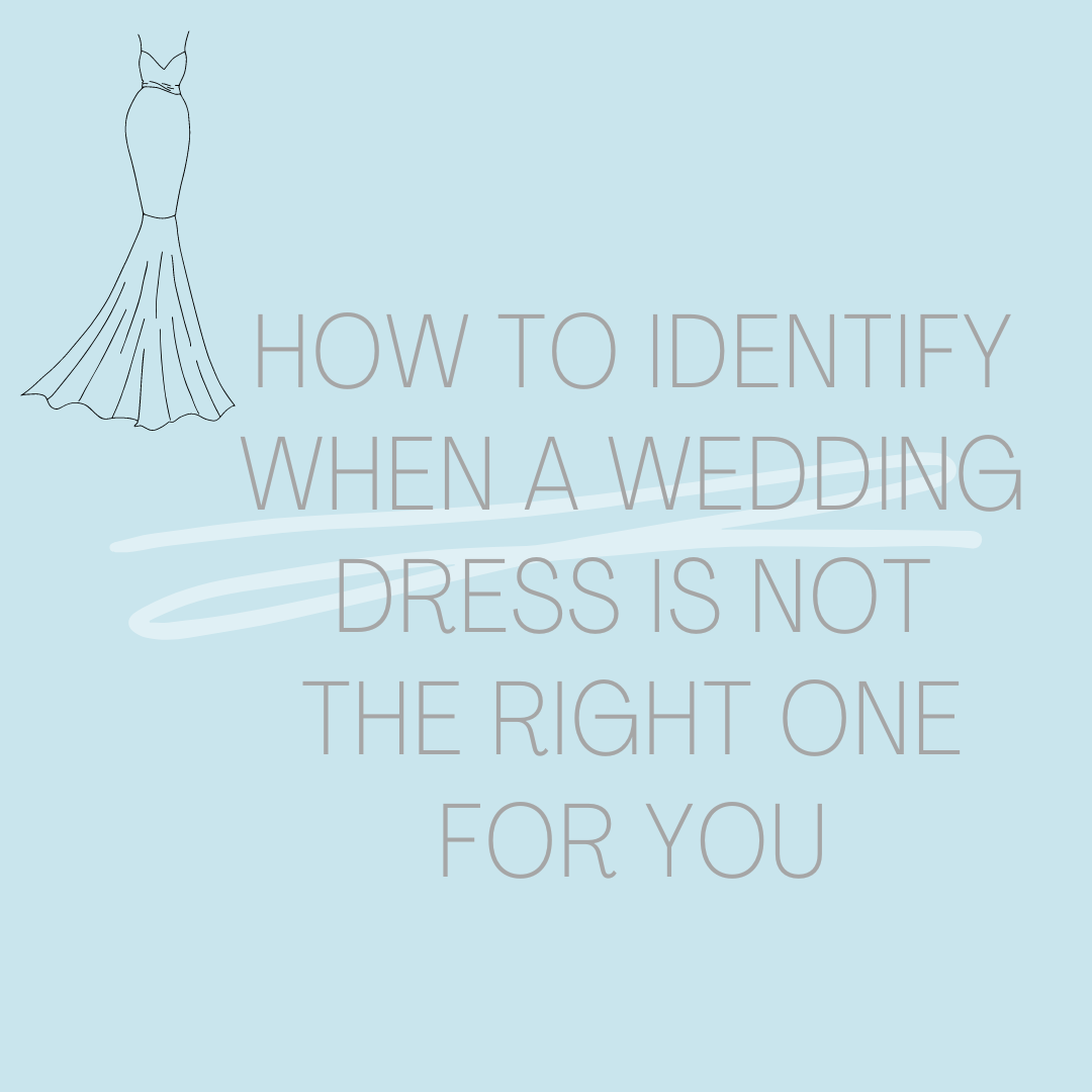 How to Identify When a Wedding Dress is Not The Right One For You Image