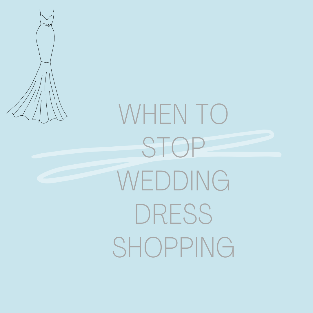 How To Know When To Stop Wedding Dress Shopping. Mobile Image