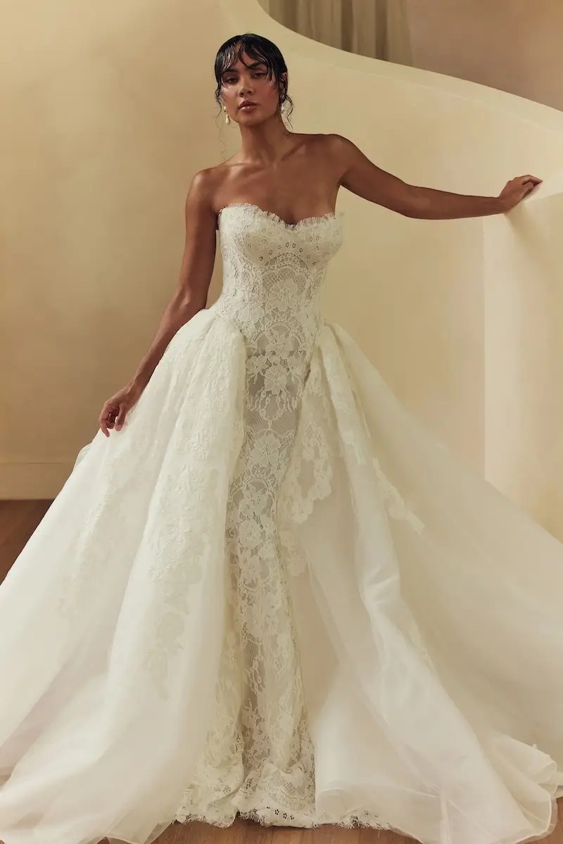 Trending Wedding Dresses: Overskirts Image