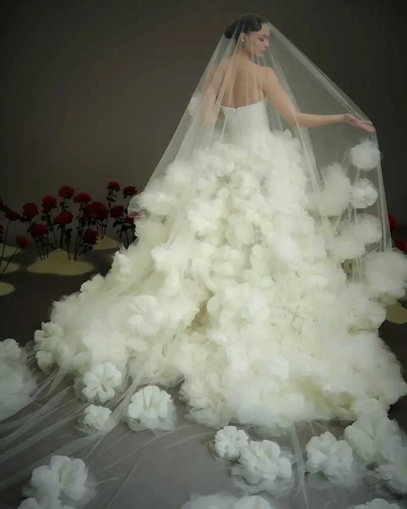 Trending Bridal Style Inspiration: Dramatic Wedding Veils Image