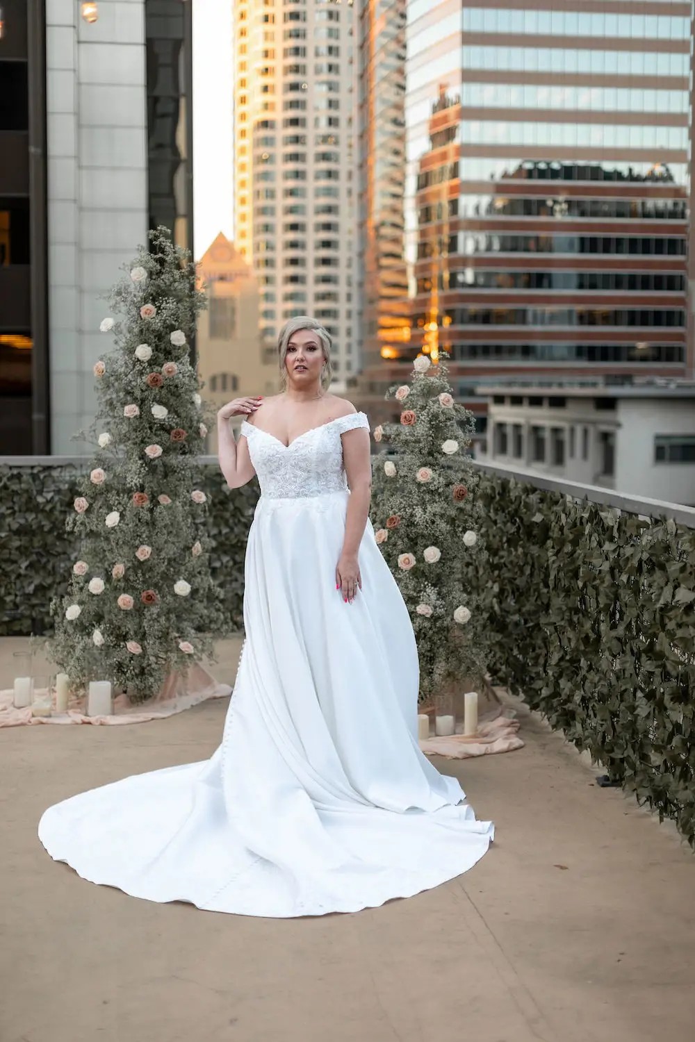 Elegant Plus Size Bridal Dresses. Desktop Image