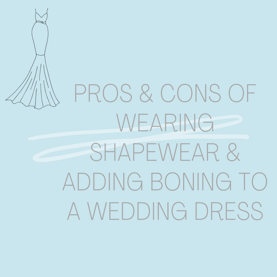 Pros &amp; Cons of Wearing Shapewear &amp; Adding Boning To a Wedding Dress. Desktop Image