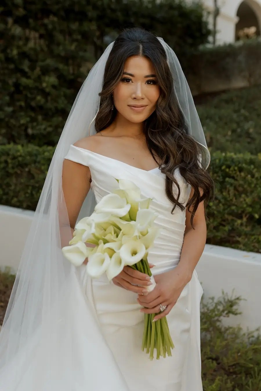 Amy&#39;s Elegant Bridal Style With Two Wedding Dresses Image