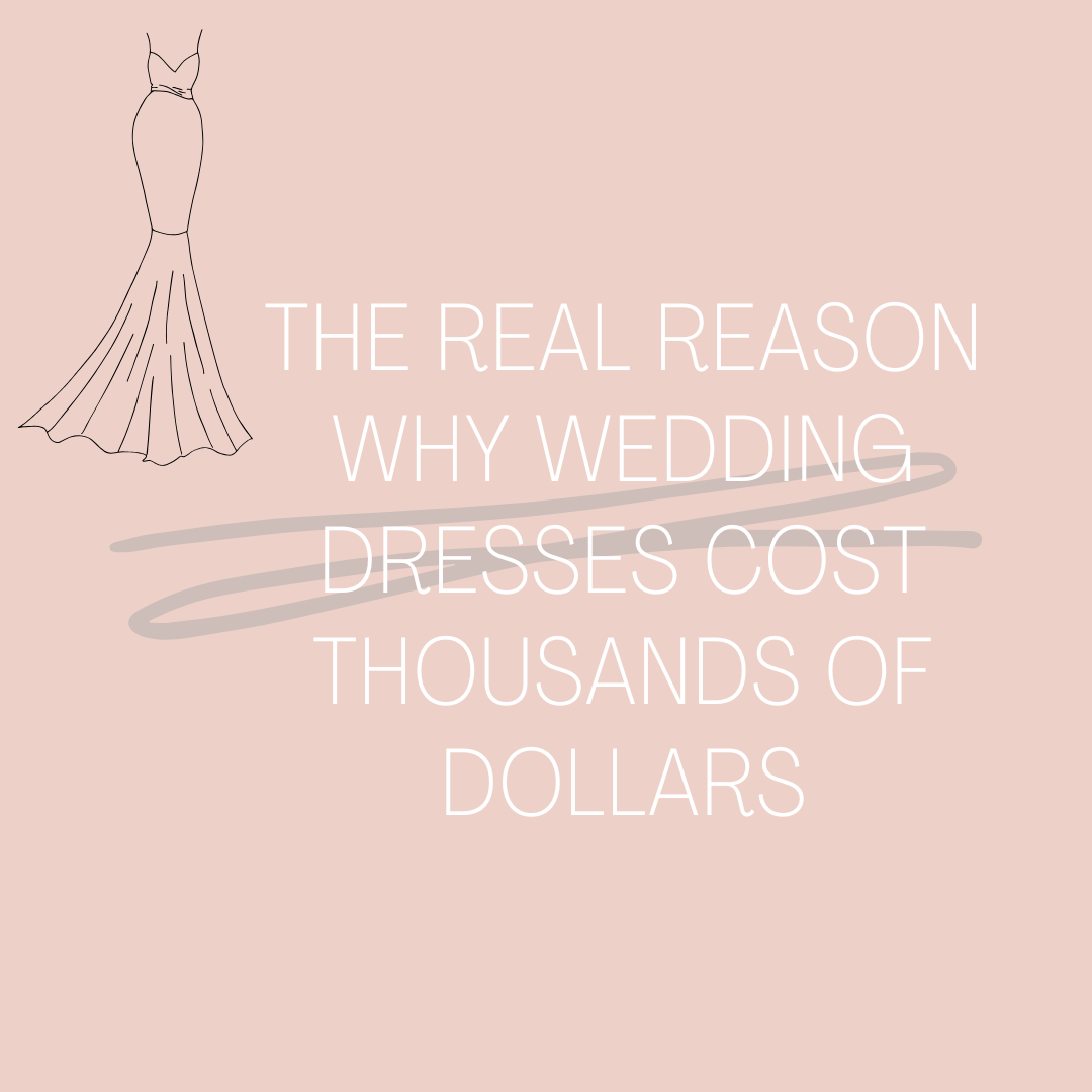 The Real Reason Why Wedding Dresses Cost Thousands Of Dollars. Mobile Image