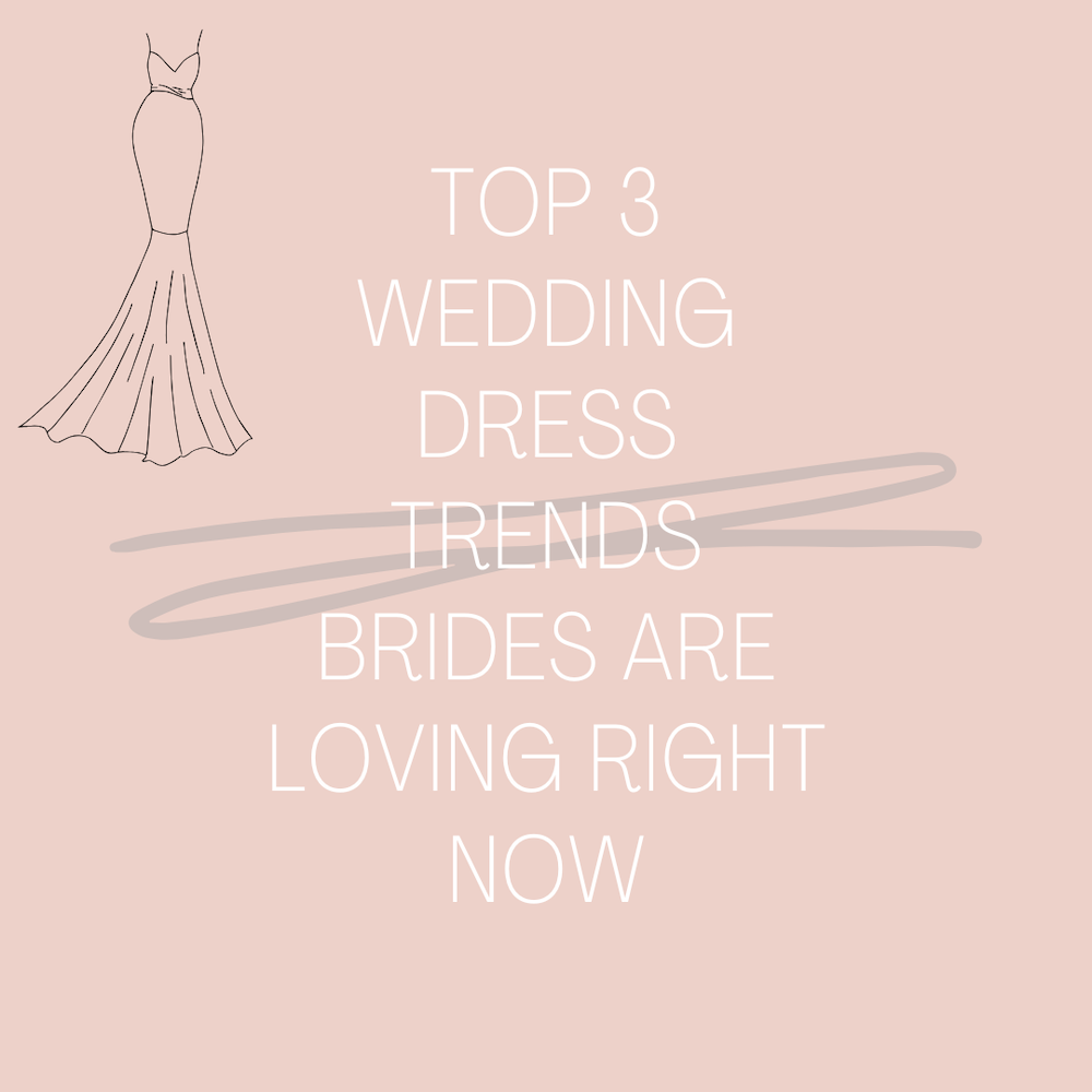 Top 3 Wedding Dress Trends Brides Are Loving Right Now. Mobile Image