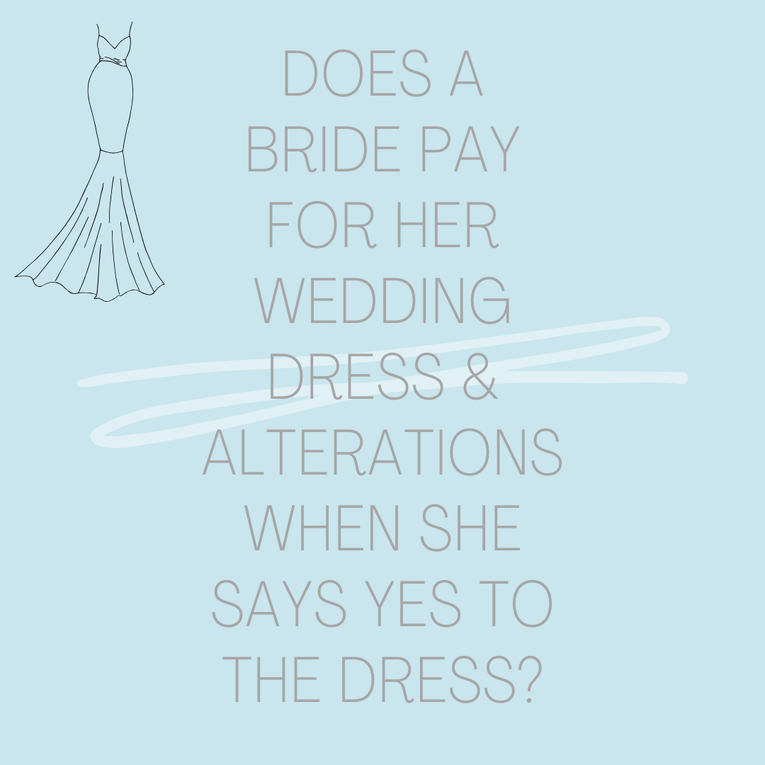 Does a Bride Pay for Her Wedding Dress &amp; Alterations When She Says Yes to the Dress? Image