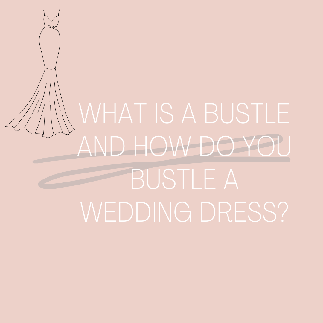 What is a Bustle &amp; How To Bustle a Wedding Dress. Mobile Image