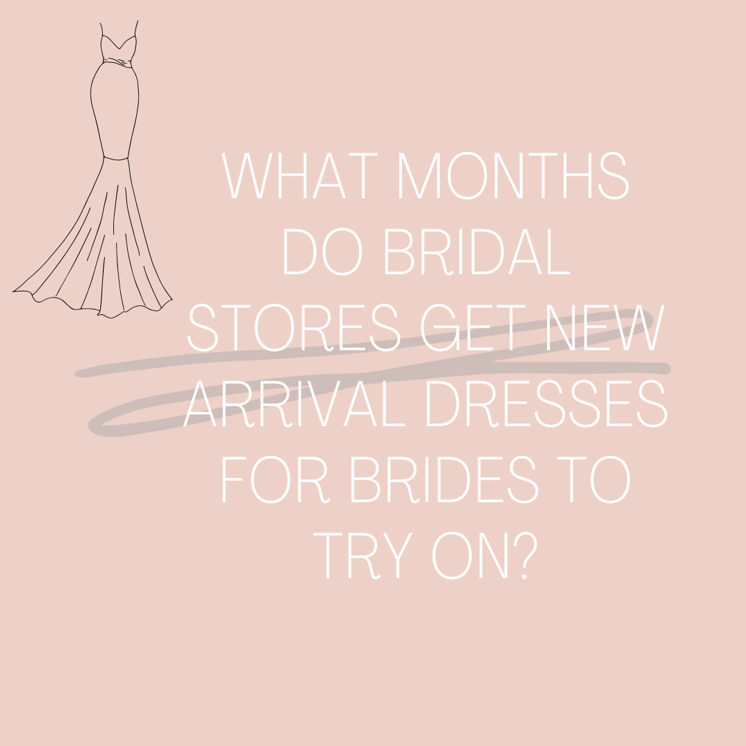 When Do Bridal Stores Get New Arrival Dresses For Brides To Try On? Image