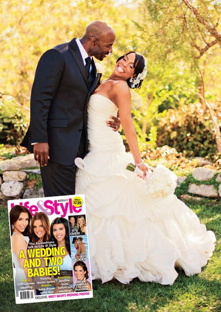 Niecy Nash Tied the Knot in Custom Ines Di Santo. Desktop Image