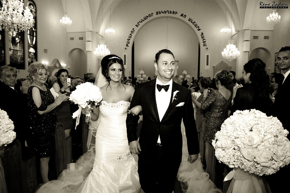 Teny, in Flattering Ines Di Santo Dress, Marries Arlen. Desktop Image