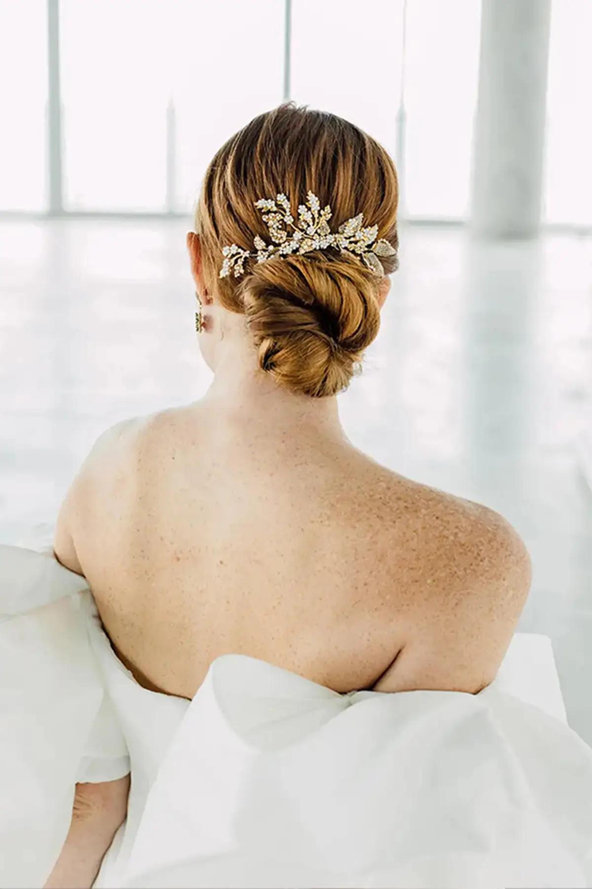 Model wearing a Bridal Accessories
