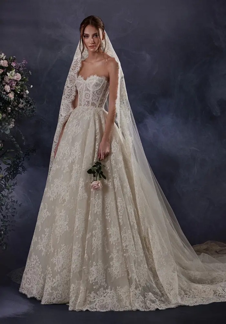 Zuhair murad lace wedding dress sale