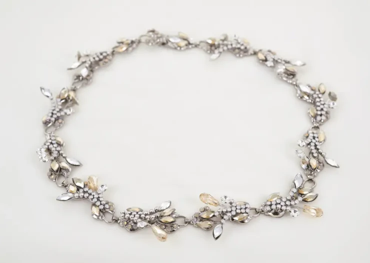 Maria Elena Floral Hair Accessory - Silver and White il_1080xN.1791775052_m755.jpg main image 2