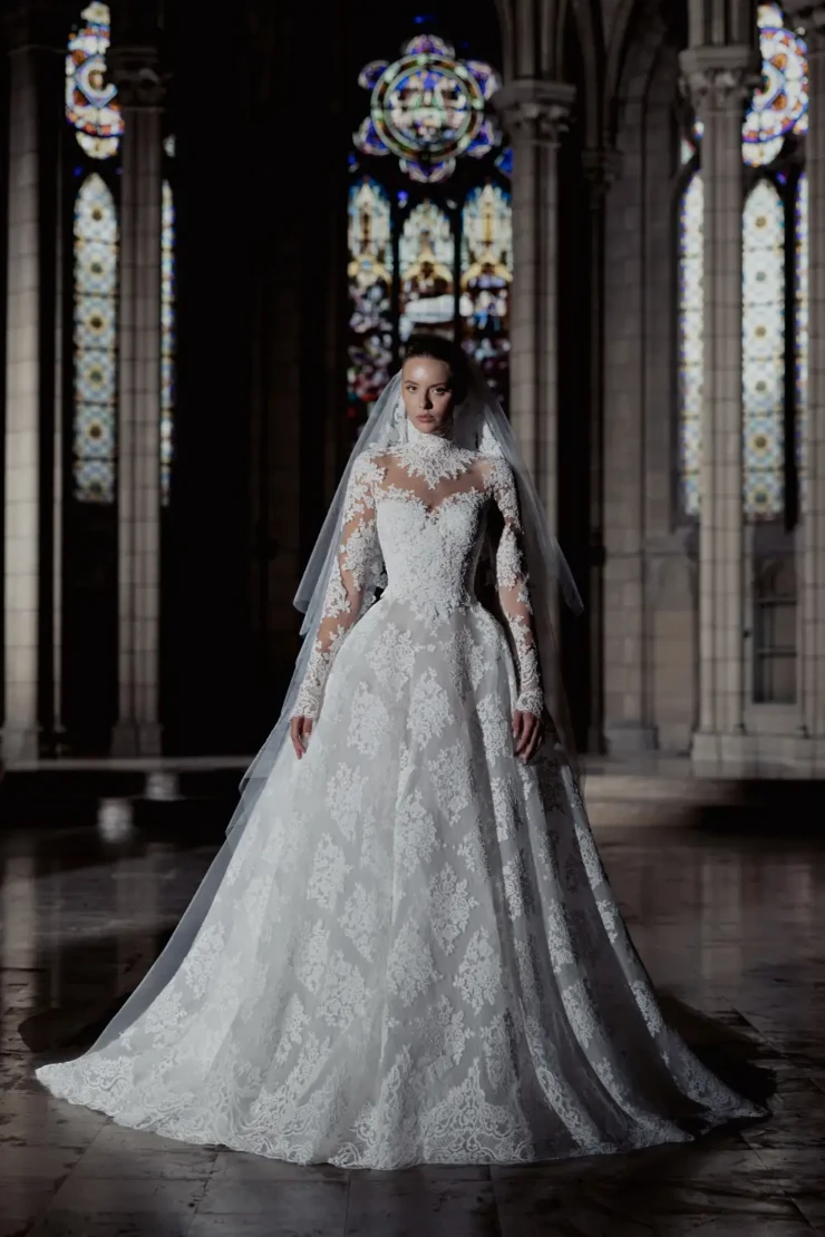 zuhair murad long sleeve lace wedding dress Zuhair Murad Fall 2022 Bridal Collection