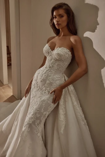 Leah Da Gloria Bridal Alaska + Overskirt #0 thumbnail