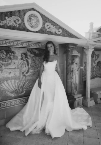 Leah Da Gloria Bridal Marie + Overskirt #1 thumbnail