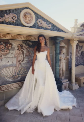 Leah Da Gloria Bridal Marie + Overskirt #2 thumbnail