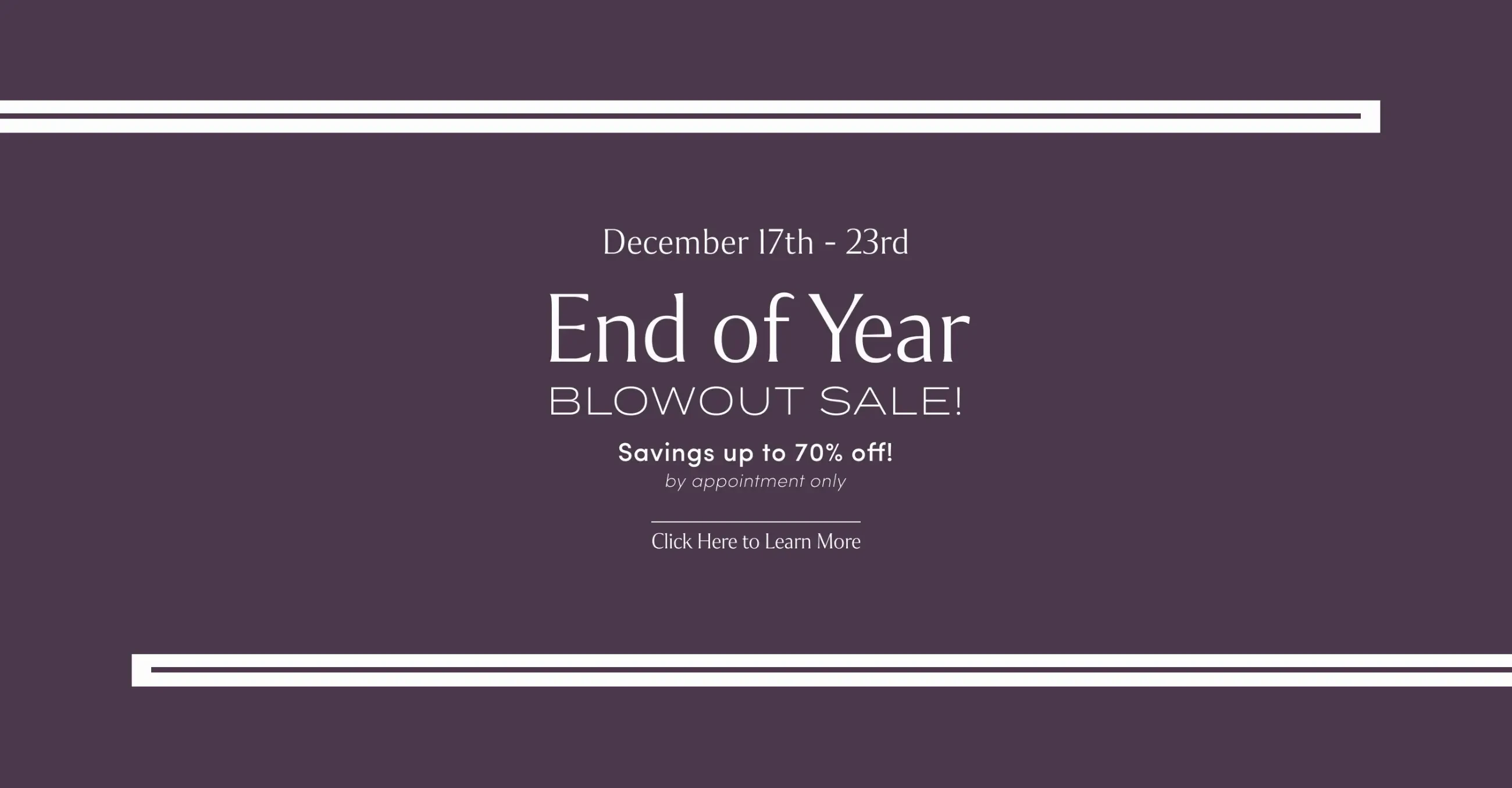 End of year sample sale at Lovella Bridal in Los Angeles, CA