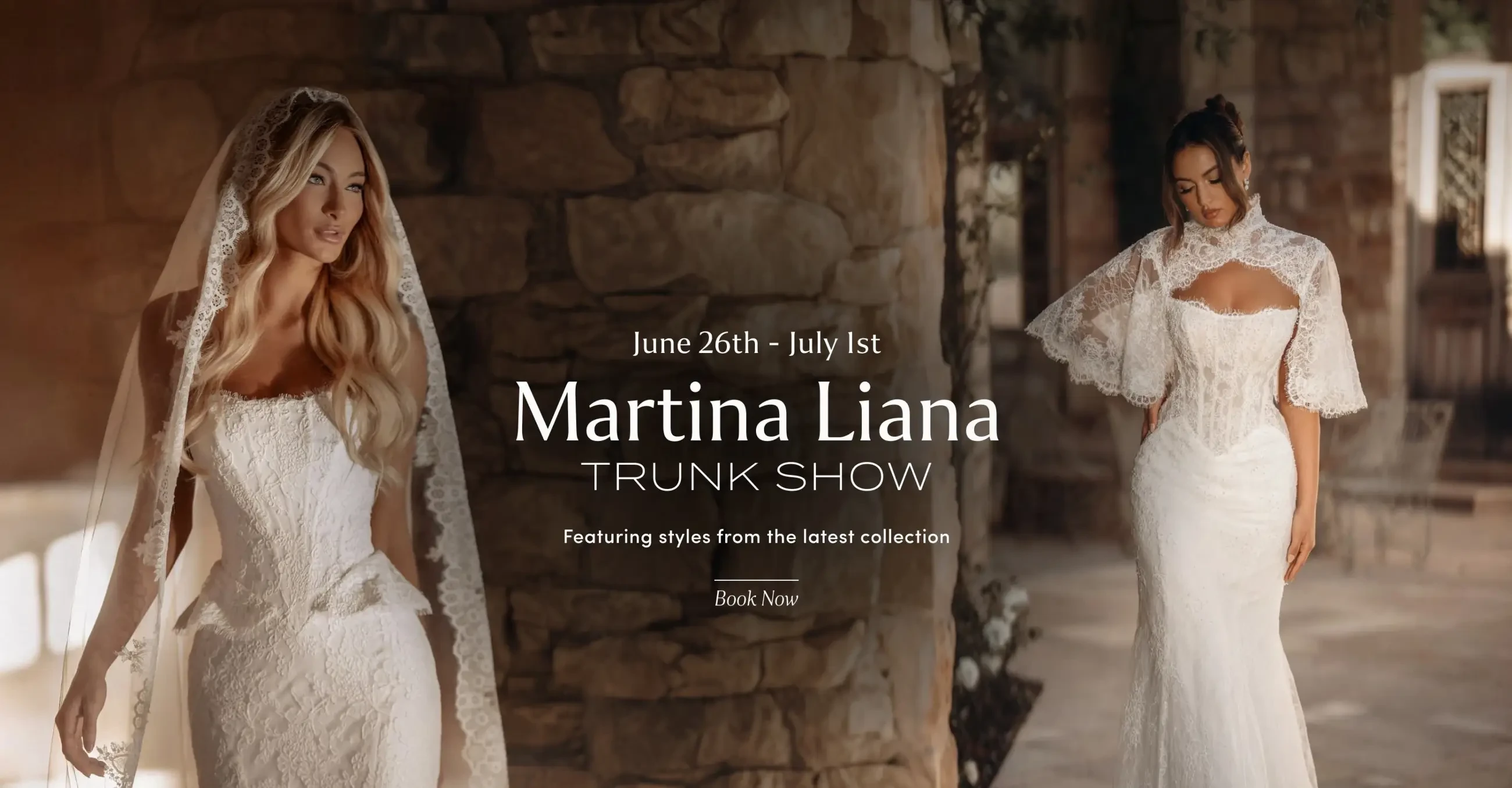 Martina Liana trunk show at Lovella Bridal