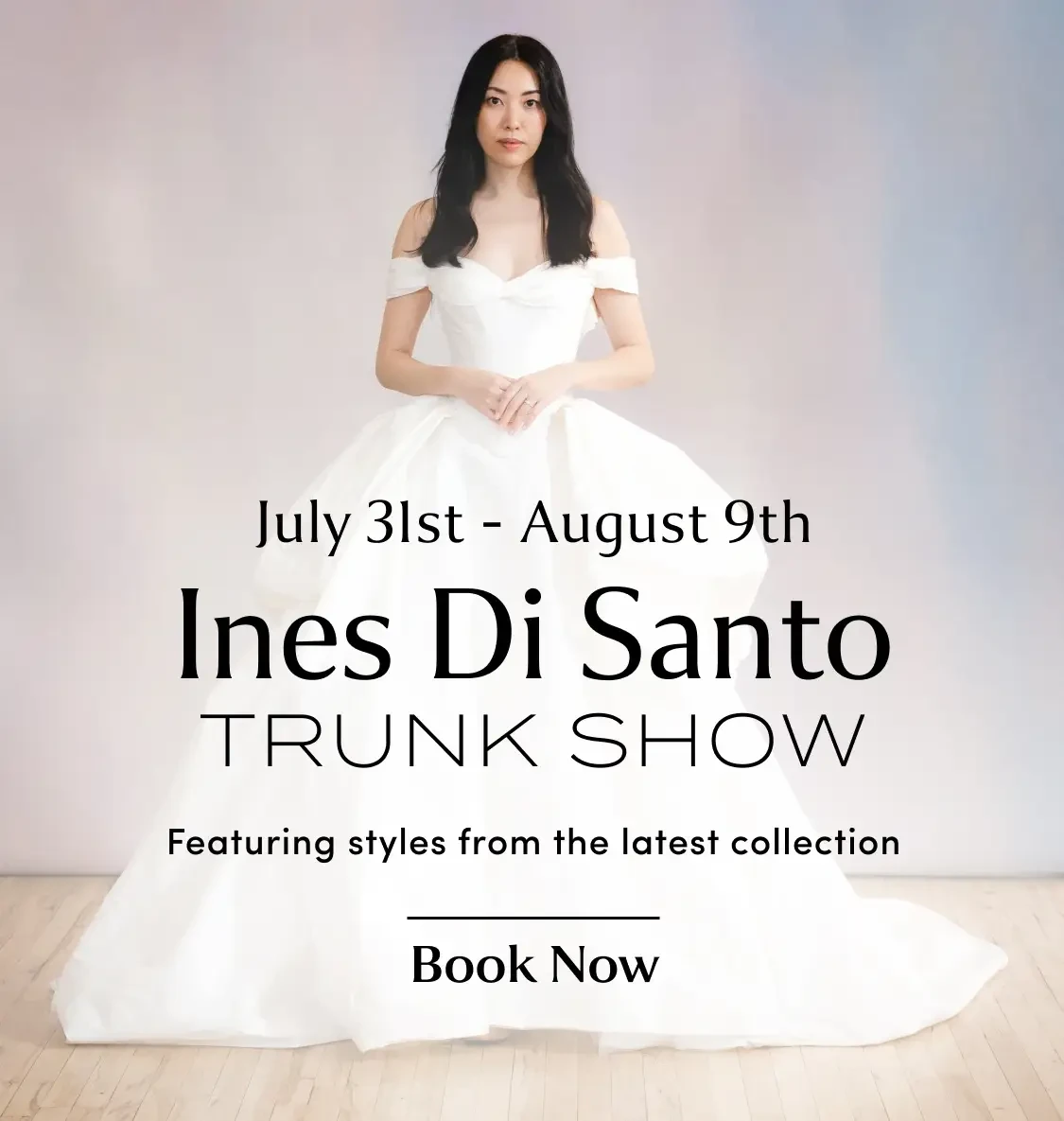Ines Di Santo trunk show at Lovella Bridal - Mobile Banner